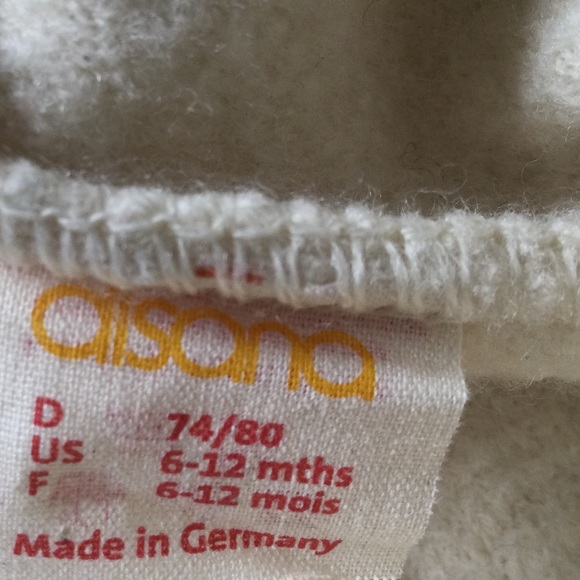 SOLD - 6/12M Disana Boiled Wool Coverall - Picture 7 of 9